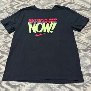 Nike Kids Tee with Bold Graphic Design